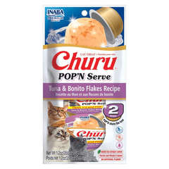 INABA Churu Pop'n Serve Tuna & Bonito Flakes Recipe