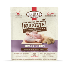 Primal Cat Frozen Raw Turkey Nuggets