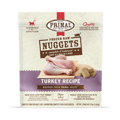 Primal Cat Frozen Raw Turkey Nuggets
