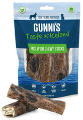 GUNNI'S PET Wolffish Skin Chewy Sticks 3pcs