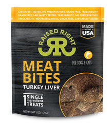 Raised Right - Meat Bites Turkey Treat