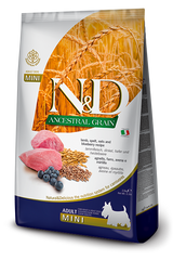 FARMINA N&D Dog Ancestral Grain Lamb & Blueberry MINI