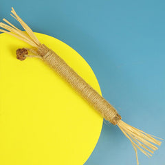 Wooden Raffia Catnip Teething Stick Cat Toy