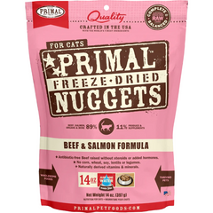 Primal Cat Freeze-Dried Beef & Salmon Nuggets